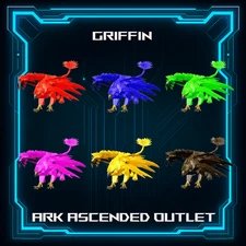 Griffin-Ark Survival Ascended-ASA-Top Stat-Dino-Colors-PVE Xbox/PC/PS5-Official