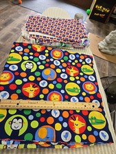 Kids print Fabric 1 Yard 21inchs By45 Wide