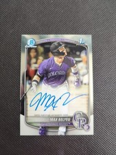 2025 Bowman Draft - Chrome Prospect Autographs Max Belyeu #CPA-MB (AU, RC)