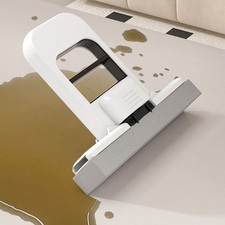 Mini Foldable Desktop Mop Portable Self-Squeeze Cleaning Short Mop with Sponge