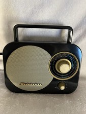 Studebaker SB2000B Retro Portable AM/FM Radio - Speaker Black  New Speaker 