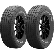 Qty 2 P23560r15 Milestar Street Steel 98t Sl White Letter Tires Qty 2 P23560r15 Milestar Street Steel 98t Sl White Letter Tires