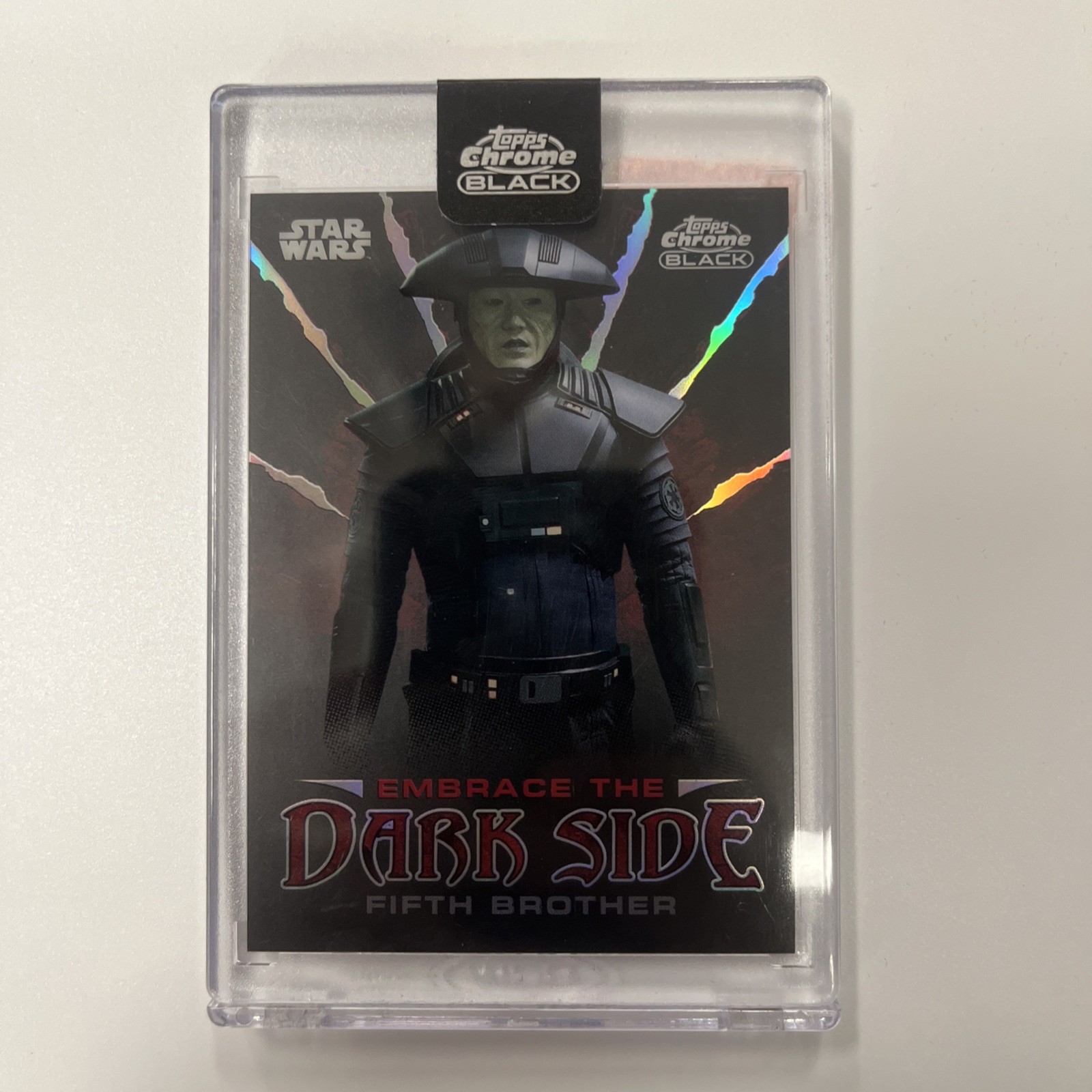 2024 Topps Chrome Black Star Wars FIFTH BROTHER Embrace The Dark Side SP #ED-7