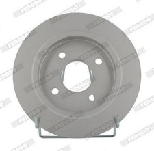 2x FERODO Premier Coat+ Bremsscheiben Hinten für FORD FOCUS (DAW, DBW)