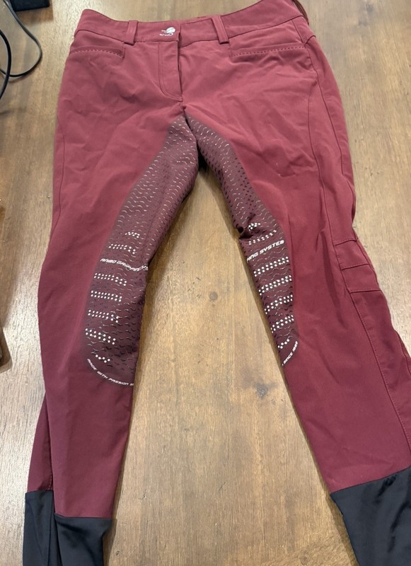 Animo Italy Full seat Breeches Burgundy Women’s Size I-44