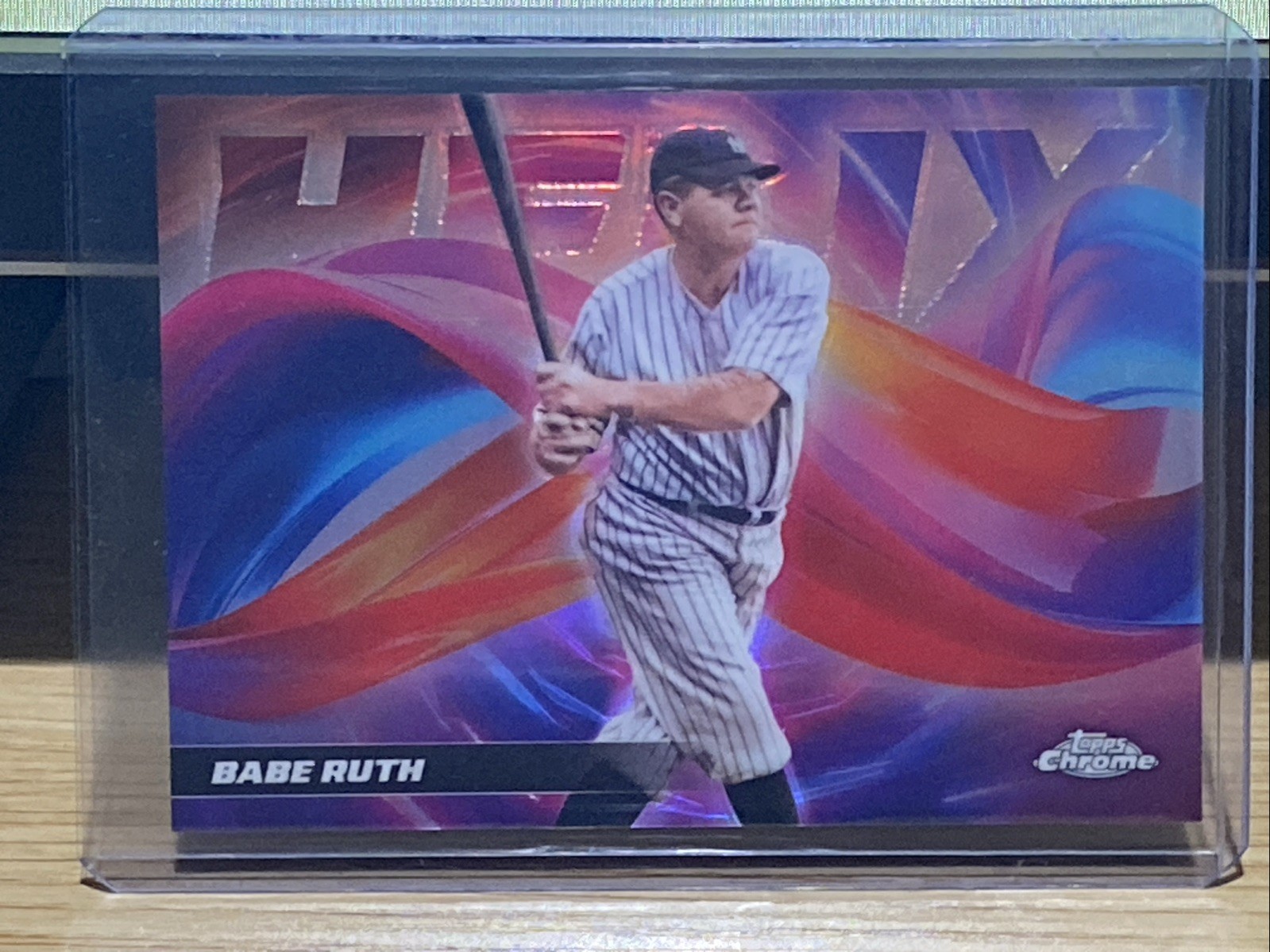 2025 Topps Chrome Baseball - Helix - BABE RUTH - SSP RARE CASE HIT 🔥 🔥 #HX-12