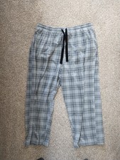 Men's John Bartlett Gray Flannel Sleepwear Size XL