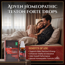 Adven Homeopathic Teston Forte Drops (30ml) for Male Stamina energy