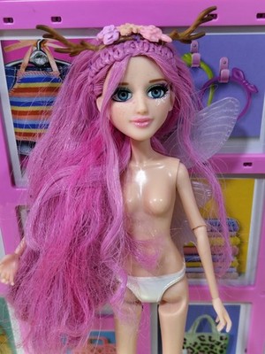 Project MC2 Embers Fairy Wings Doll MGA  Inset  eyes and eyelashes no Barbie