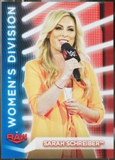 2021 Topps WWE Women's Division - Roster Blue Wrestling Sarah Schreiber #R-14 EX