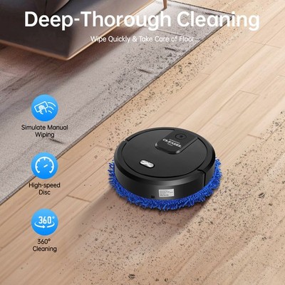 Robot Vacuum Cleaner Sweep And Wet Mopping Floors Smart Sweeping Cleaning Robot