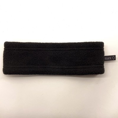 Classic Black Diamond Ski Winter Headband Black Fleece