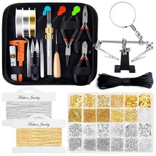 Jewelry Making Supplies Kits for Adults with Jewelry Making Tools, Earring Ch...