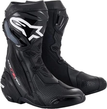 ALPINESTARS SUPERTECH R BOOTS - BLACK - SIZE 8 - 3401-0903