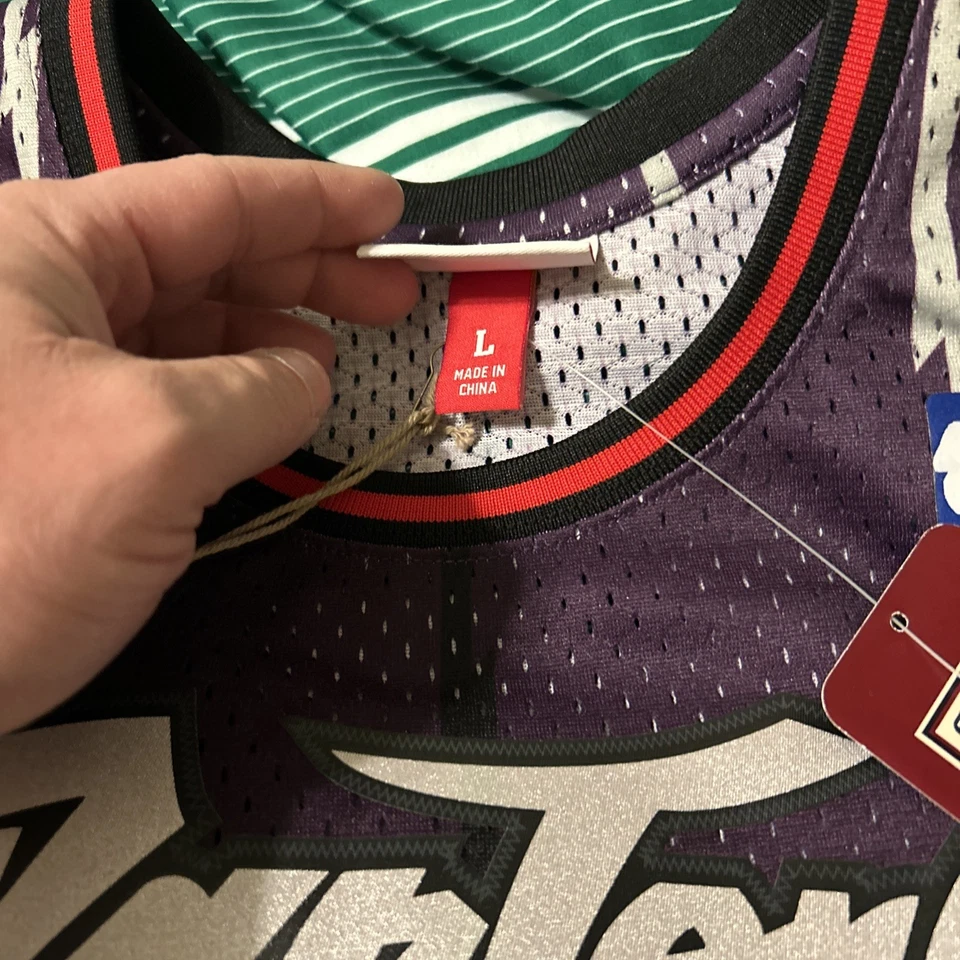 Camiseta deportiva Mitchell & Ness Toronto Raptors Vince Carter grande para hombre nueva con etiquetas Foto 2 de 4