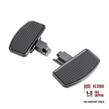 Larger Driver Floorboards Wider Foot Pegs for Can-Am Vertical Pattern Black