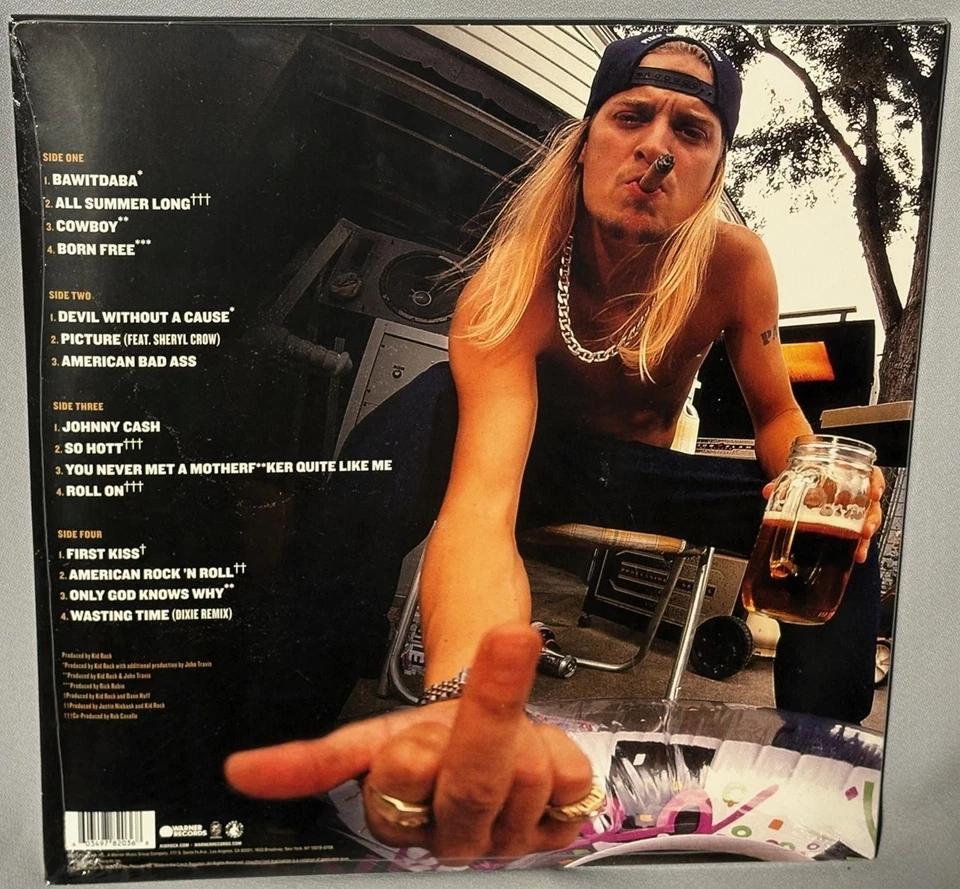 LP KID ROCK Greatest Hits (2LPs GOLD Vinyl, WARNER, 2025) NEW MINT SEALED - Image 2 of 2