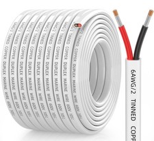 CONEPY 6 AWG Marine Wire 50FT Tinned Copper Duplex Cable