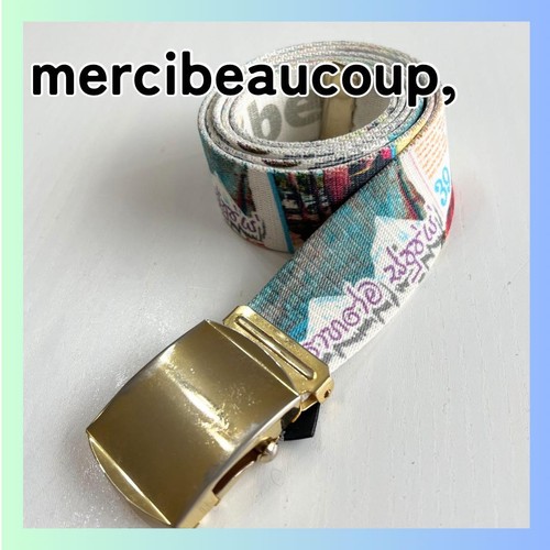 mercibeaucoup Gacha Belt Asia Print Gold Buckle