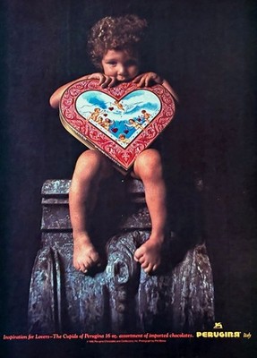 1986 PERUGINA Chocolate The Cupids of Perugina-Inspiration For Lovers PRINT AD