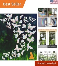 36 Pieces Window Decals for Bird Strikes, Window Clings Prevent Birds from Hi...