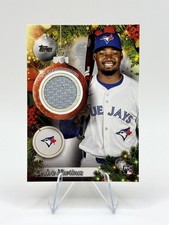 Topps 2025 Holiday Orelvis Martinez Rookie Relic Blue Jays PR-OM Card