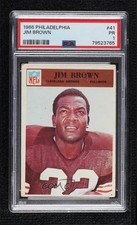 1966 Philadelphia Jim Brown #41 PSA 1 HOF