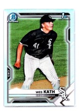Wes Kath 2021 Bowman Draft Chrome Refractor #BDC-43 Chicago White Sox