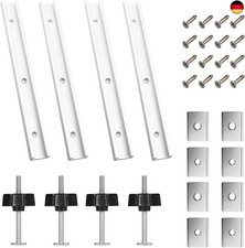 4 Stück T Nut Schiene M8 M6, 400 mm Führungsschiene, Montageschiene, G