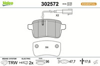 Bremsbelagsatz BremsklöTze Hinterachse FüR Alfa Romeo Giulietta 940_ 940