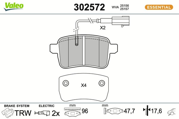 Bremsbelagsatz BremsklöTze Hinterachse FüR Alfa Romeo Giulietta 940_ 940-image