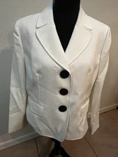 NWT KASPER SEPARATES BLAZER BUSINESS CAREER OFFICE SIREN SIZE 14 P FAUX POCKET