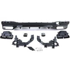 Sport Heck Diffusor mit schwarzen Endrohren für Mercedes GLE W166 15-18