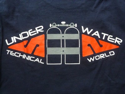 T-Shirt Under Water Technical World Mexico S Tauchen Scuba Diving