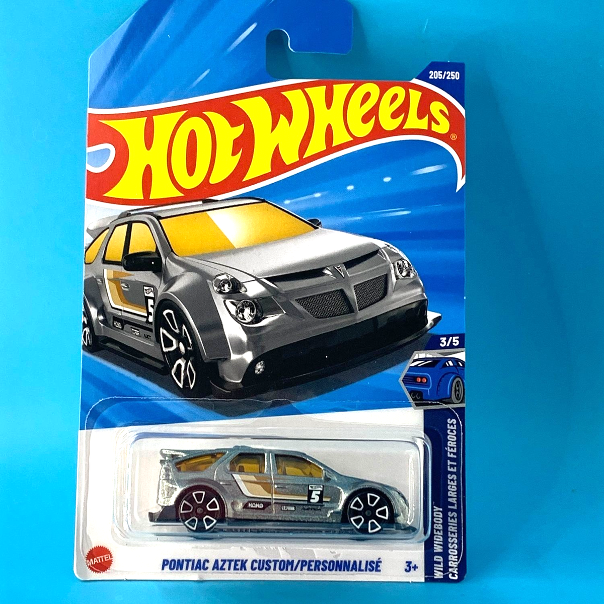 HOT WHEELS 2025 PONTIAC AZTEK CUSTOM METALFLAKE GRAY 205/250 JBC09