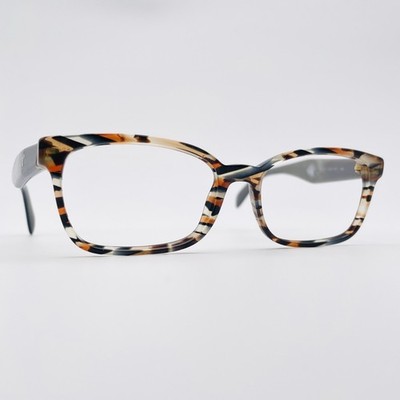 PRADA Brille MULTICOLOUR SQUARE Brillengestell MOD: ABGERIEBEN