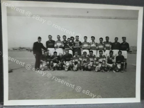 WW2 Egypt RAF Airmens Football Sergeants v ''C'' Section C/pls - photo 9 by 6cm