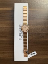 COEUR DE LION Damen Armbanduhr Quarz Edelstahl Roségold römisch, UVP 190€