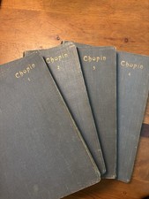 Chopin - Sammtliche Pianoforte-Werke Sonaten harcover  sheet music. Books 1-4