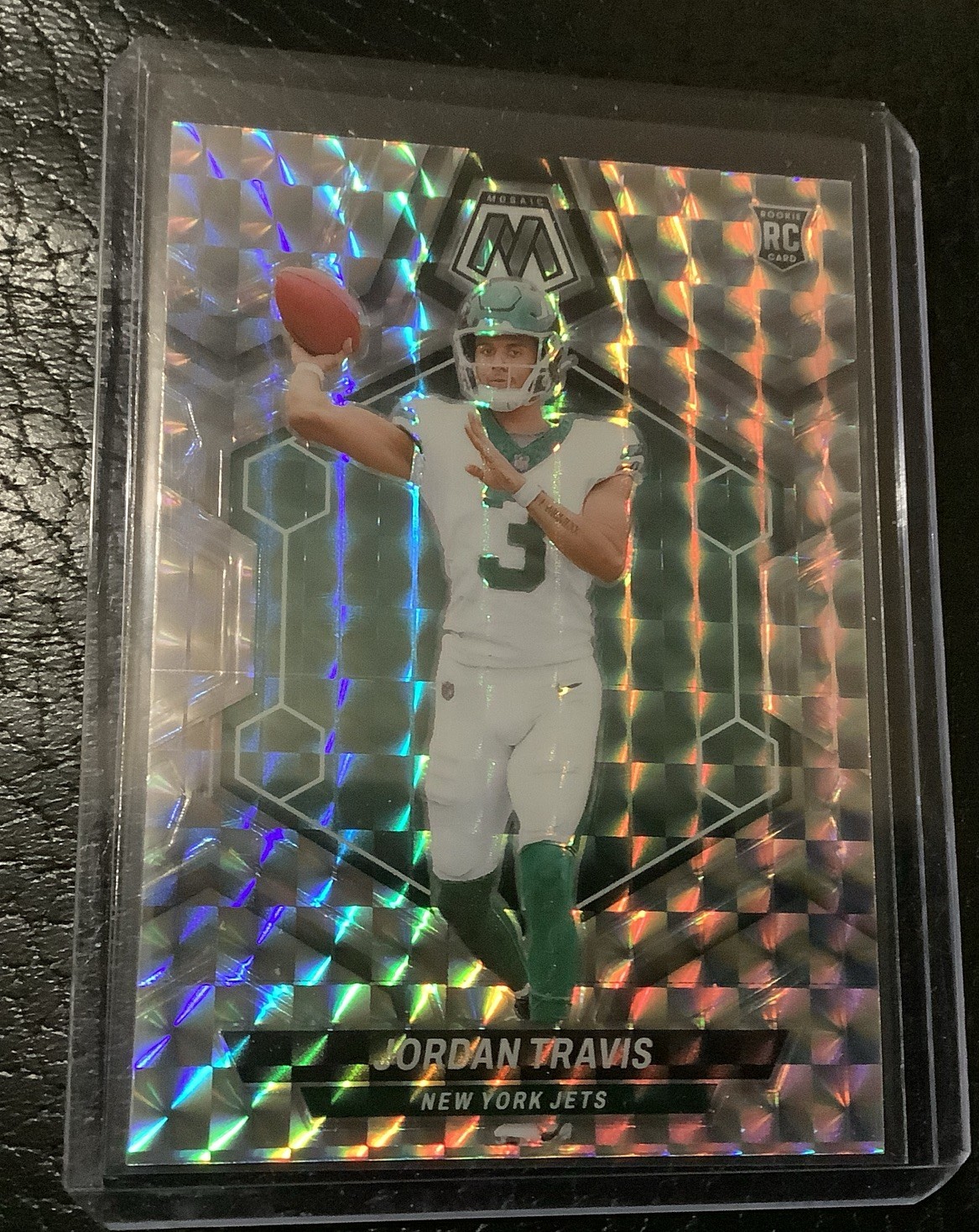 2024 Panini Mosaic - Rookies Jordan Travis #395 Mosaic Prizm (RC) 🍀