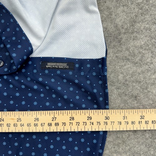 JACHS Camicia Uomo con Bottoni Casual Abbigliamento Quotidiano, Relaxed, Motivo Blu, L NUOVA - Foto 9 di 11