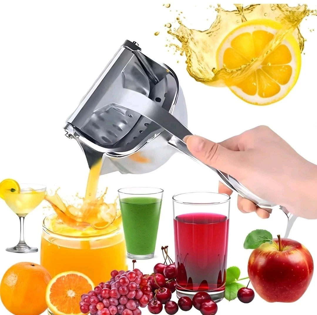 Heavy Duty Metal Manual Juicer Fruit Juice Squeezer for Pressing Lemons Oranges
Opens in a new windo