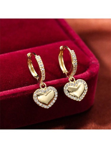 Aretes Argollas En Oro 10k Pendientes Joyería Fina De Moda Regalos Para Mujer