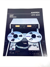 AMPEX ATR-800 Audio Tape Recorder Brochure Rare Vintage  			