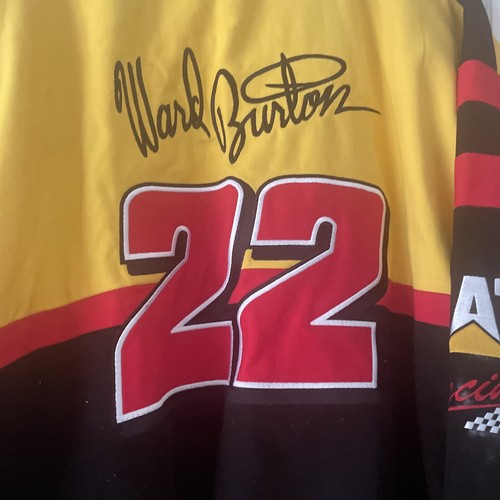 Vintage 1990s Ward Burton Nascar Racing Jacket / Cat Racing XL - Bild 6 von 6