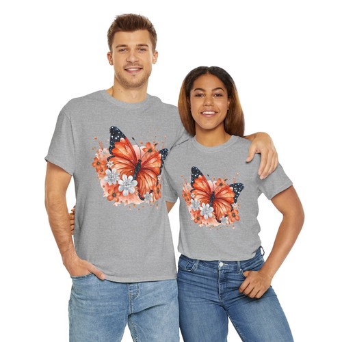 Butterfly Graphic Tee Women’s Aesthetic Oversized T-Shirt Trendy Retro Cute - Picture 29 of 85