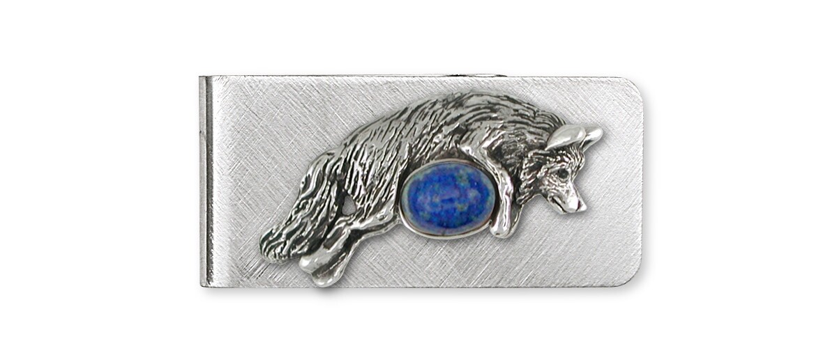 Sterling Silver Fox Money Clip Charm Jewelry FXW-MC-image