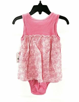 Vitamins Kids Girls 2 Piece Sleeveless Pink Oufit Size 24 Months