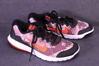 Nike Sneaker Flex Experience Rn 4 GS Sportschuhe Gr. 39 schwarz rot Print S339