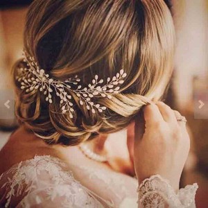 Luxury Vintage Bride Hair Accessories Pearl Wedding Hair Jewelry